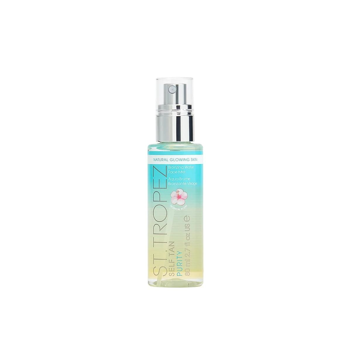 St. Tropez Self Tan Purity Face Mist, Natural Sunkissed Glow Face Tan with Hyaluronic Acid & Antioxidants, Vegan, Natural & Cruelty Free Face Care, 2.7 Fl Oz