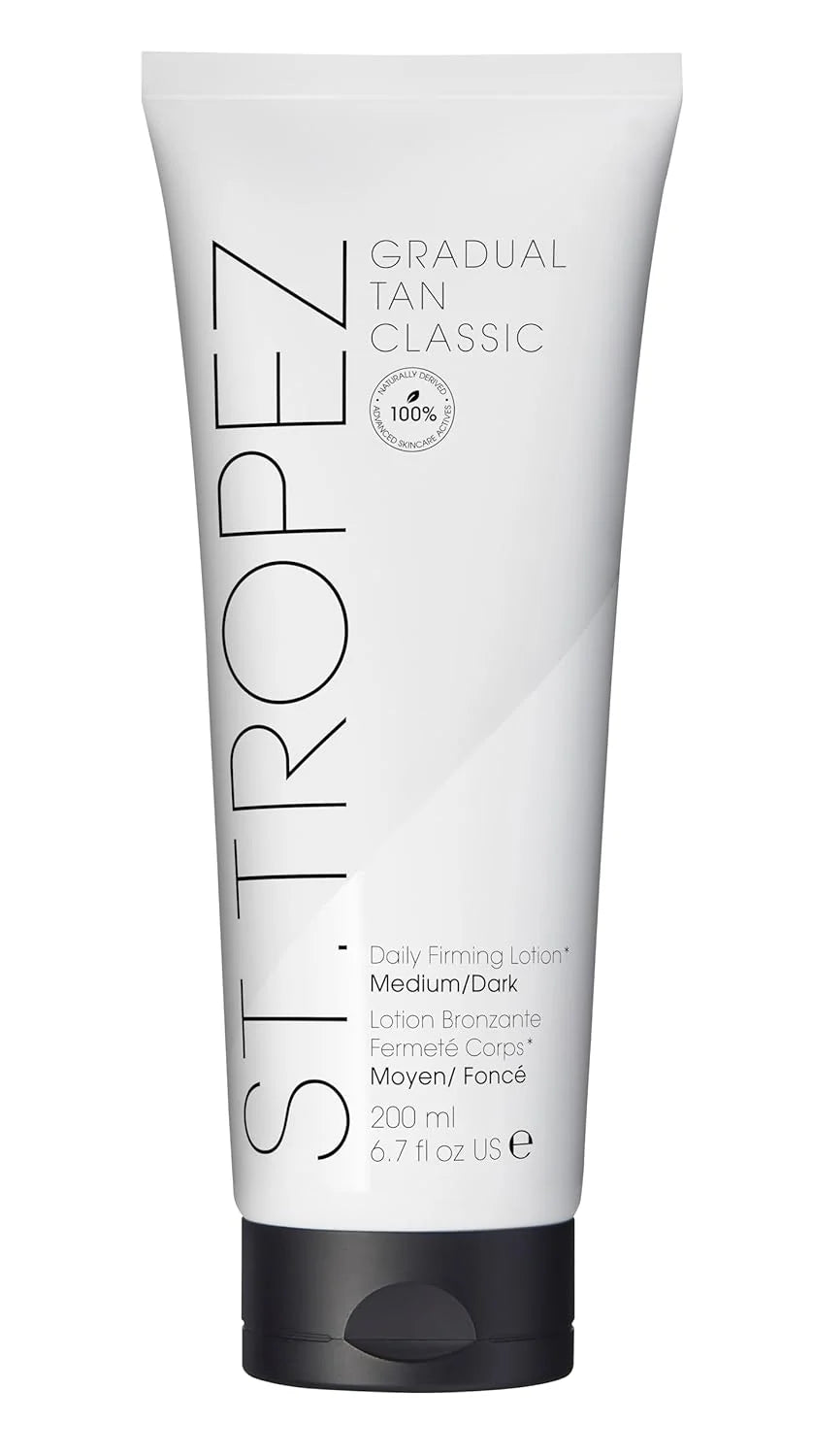 St.Tropez Gradual Tan Firming Lotion, Sun Kissed Glow Self Tan Moisturizer, 5 Skincare Benefits, Vegan, Natural & Cruelty Free, 6.7 Fl Oz